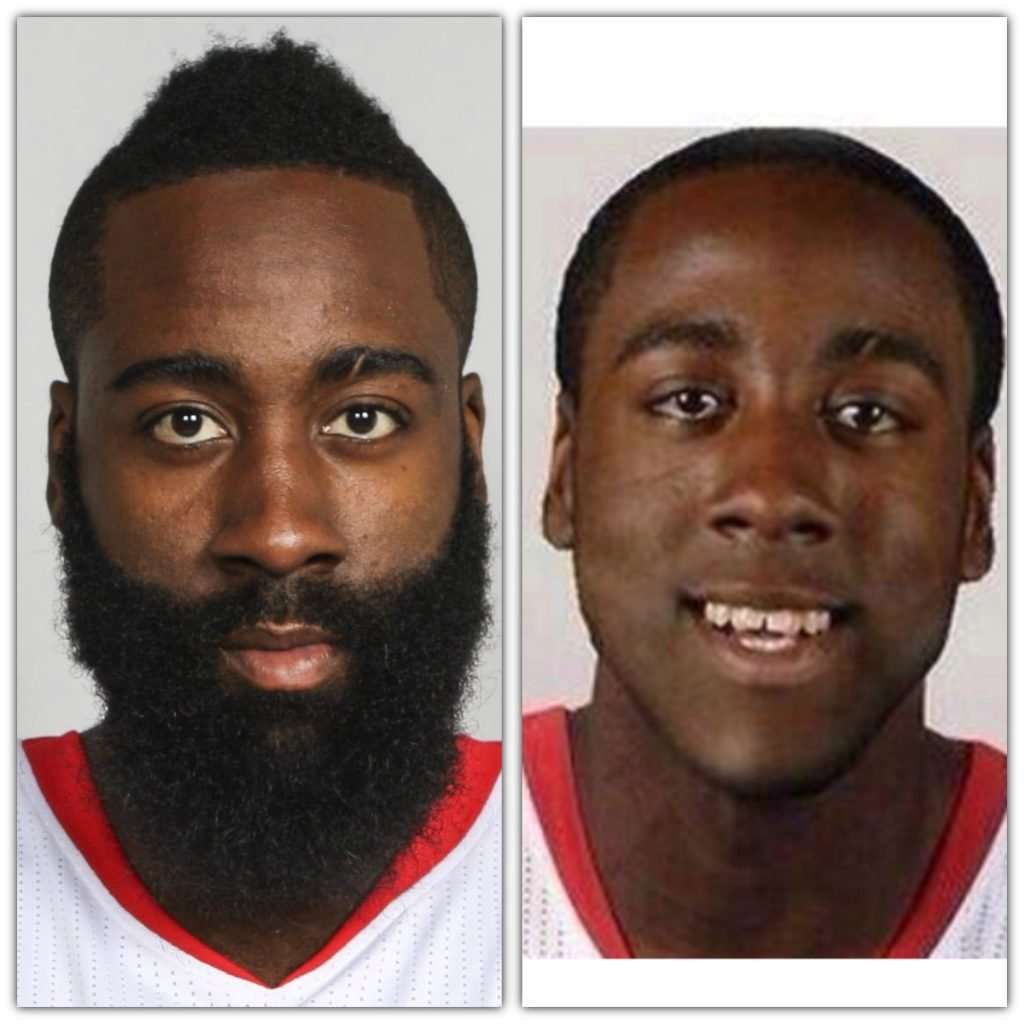 James Harden Without Beard 