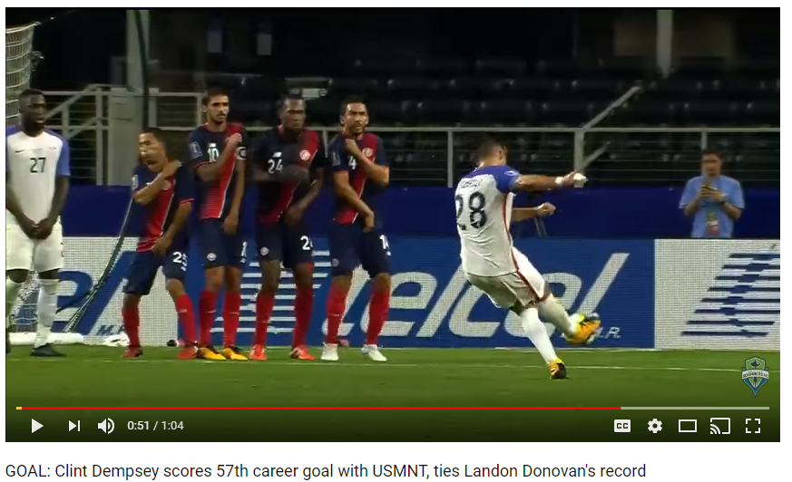 Clint Dempsey Has Scored 57 Goals For The USMNT