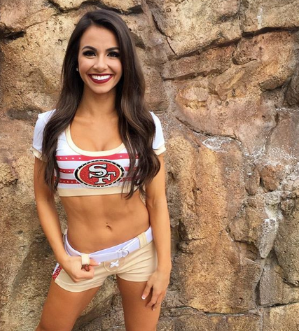 Hottest NFL Cheerleaders - Nina Of The 49ers