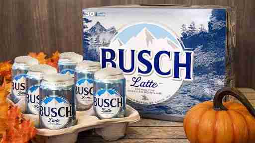 Busch Latte Cans and Busch Latte Box
