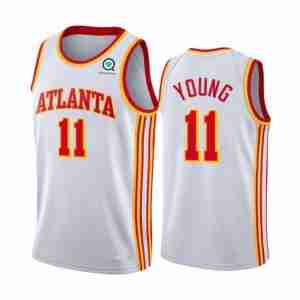 White Trae Young Jersey